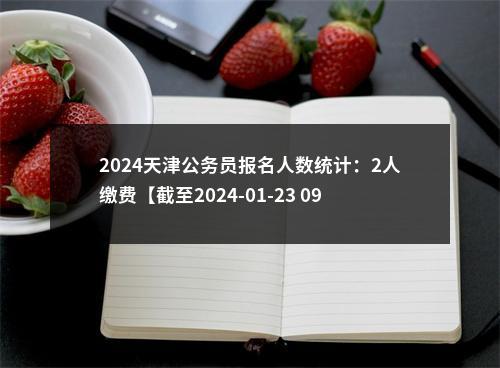 2024天津公务员报名人数统计：2人缴费【截至2024-01-23 09时】 图片
