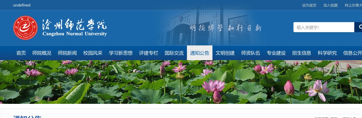 2024沧州师范学院公开招聘工作人员证件审核有关事项的通知 图片